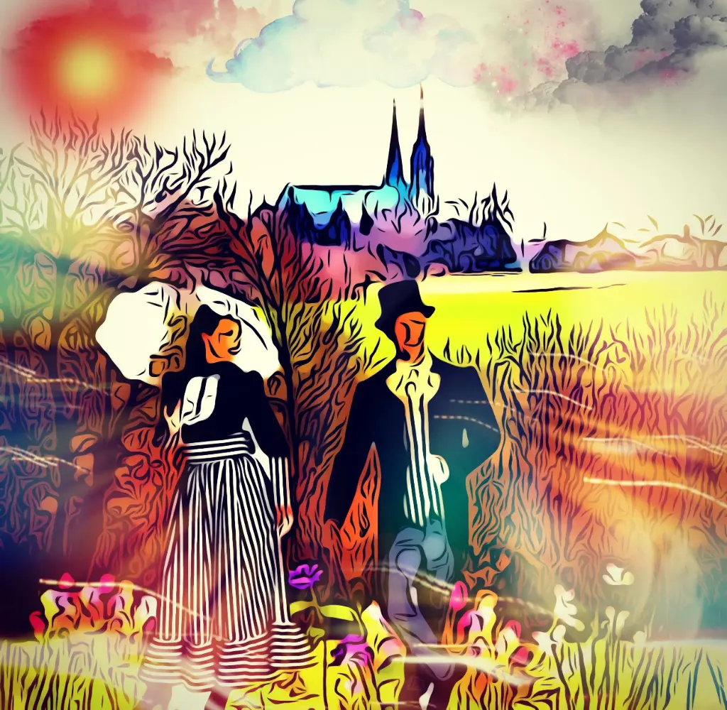 Promenade au soleil de Chartres