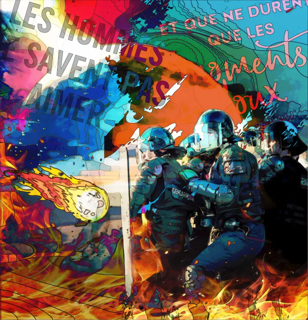 Sous les flammes et les mots