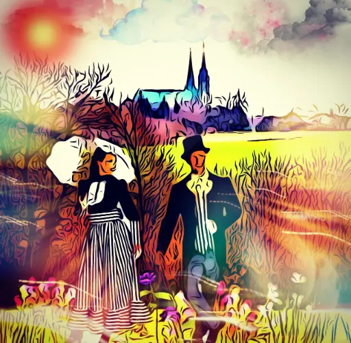 Promenade au soleil de Chartres