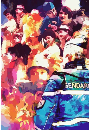 Dialogue de couleurs et d’uniformes