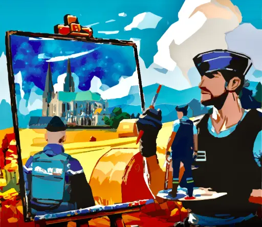 La cathédrale sur la toile